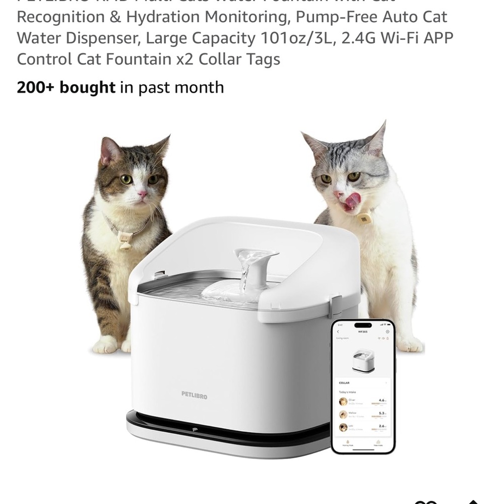 Petlibro Automatic Cat Water Fountain SPLASH SHIELD ONLY.